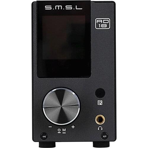 SMSL AD18 80W*2 HI-FI Audio Stereo Amplifier with Bluetooth 4.2 Supports Apt-X USB DSP Full Digital Power Amplifier For Speaker