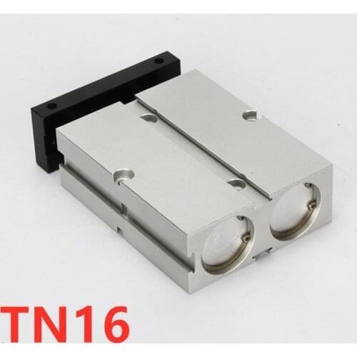 TN TN16 bore 16mm AIRTAC TYPE pneumatic cylinder Twin-rod double action stroke10-200mm TN16X10S TN20X20S 30S 40S 50S 60S 70S 80S