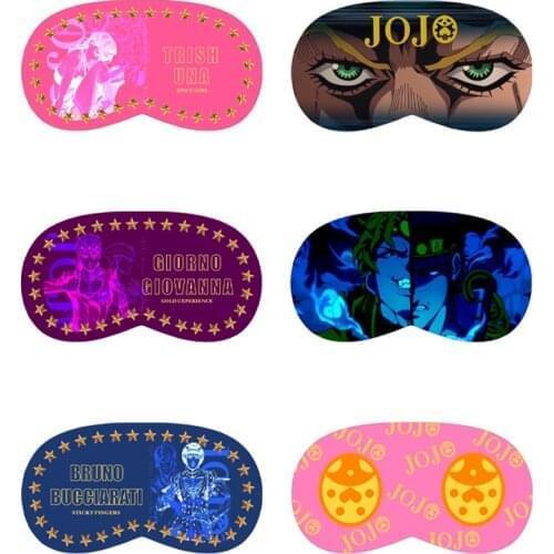 1 Pcs New Anime JoJos Bizarre Adventure Golden Wind Giorno Giovanna Bruno Sleep Cosplay Eyeshade Eye Patch Figure Toys Gifts