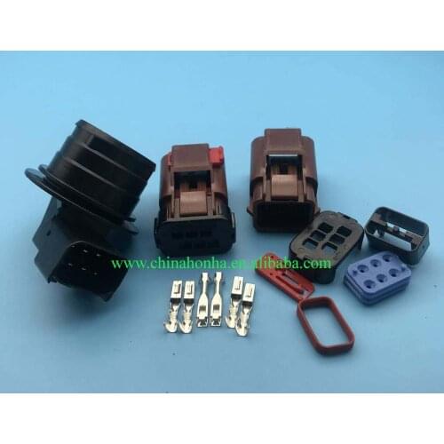 2/5/10/20/50 pcs DJ7066-2.8-11/21 6 way 90 deg bulkhead insulated wire lamp holder male and female connector 54200608