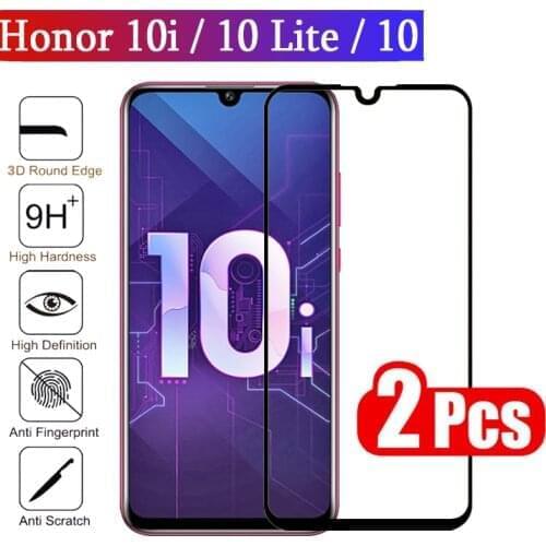 2pcs For Huawei Honor 10i 10 Lite Screen Protector Tempered Glass On Honor10 Honer 10 Lite i HRY-LX1T Protective Glass Film 9H