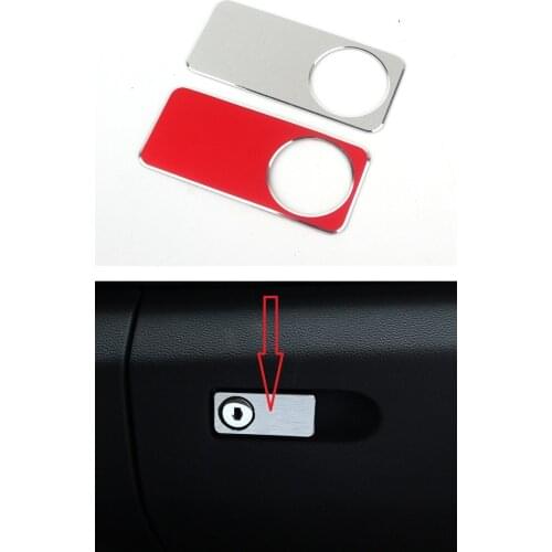Car Glove Storage Box Lock Switch Cover Trim Decoration Sticker Frame For Mercedes Benz E C GLC CLS GLK ML GL GLE Series