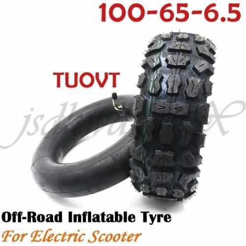 TUOVT 11 inch City Road Tubeless Inflatable Tyre for Electric Scooter Speedual Plus Zero 11x Dualtron Thunder 100/65-6.5