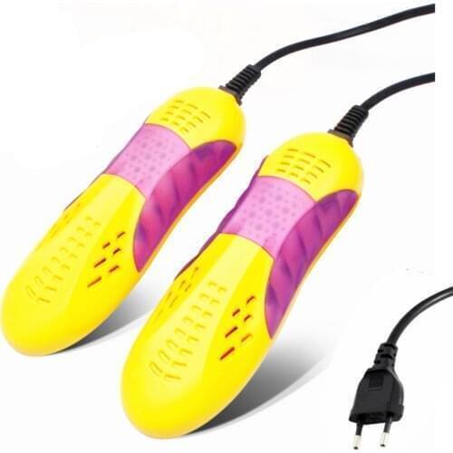 Free Post 220V 10W EU plug Race car shape voilet light shoe dryer foot protector boot odor Deodorant device shoes drier heater