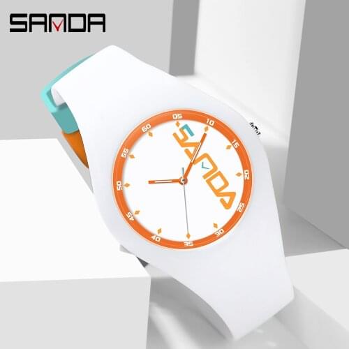 SANDA New Fashion Mens Quartz Watches Simple Casual Style Man Waterproof Wrist Watch For Men Women Boy Clock relogio masculino