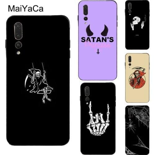 MaiYaCa Gothic Witch Satan Case For Huawei Honor 10i 9 10 Lite 20 Pro 7A Pro 7C 8A 8C 8S 8X 9X Y7 Y9 Y6 2019 Nova 5T