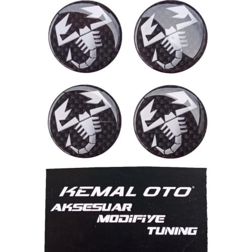 Punto Evo Grande Punto Bravo Linea Abarth wheel logo silicone sticker Wheel hub emblem auto accessories wheel cover