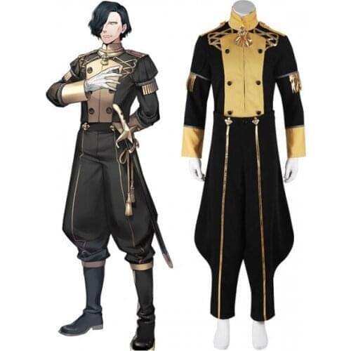 Fire Emblem: Three Houses Hubert Cosplay Costume custom made mens outfit