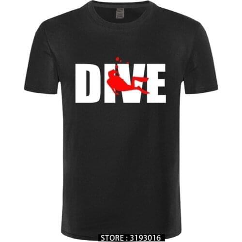 EVOLUTION OF SCUBA DIVER Dive T-shirt O-Neck Short Sleeves Summer Streetwear Top Tee Funny T Shirt