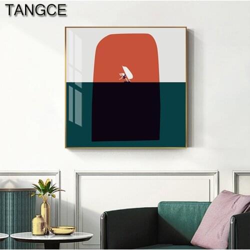 Nordic Bright Colors Canvas Painting Modern Home Decoration Cartoon Wall Pictures for Living Room Kids Lovely Posters and Prints