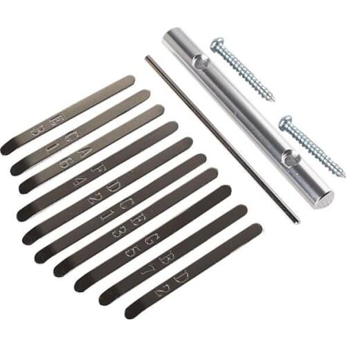 10 Keys Kalimba Thumb Piano DIY Set Thumb Piano Bridge Saddle 10 Keys Set Kit For Kalimba Replacement Parts Musical Instrument