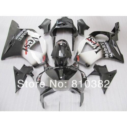 Top-rated Motorcycle Fairing kit for CBR900RR 02 03 CBR900 954 CBR900RR 2002 2003 WEST white gloss black Fairings set HP11