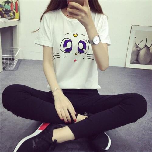 2022 student college style new summer style ladies t shirt women clothes girl t shirt casual fashion AW7842