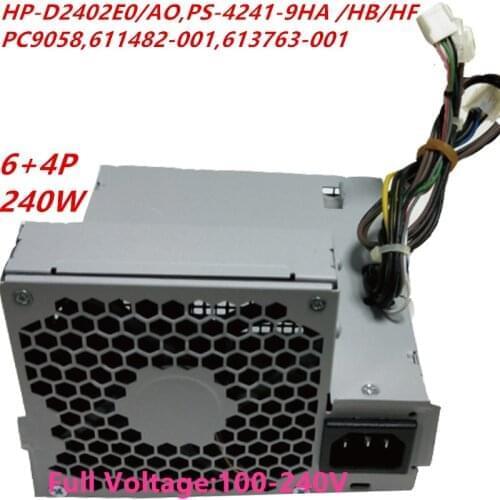 New PSU For HP 6000 6005 6200 6300 8000 8100 8200 240W Power Supply HP-D2402E0/AO PS-4241-9HA /HB/HF PC9058 PC8027 PC8019 PC9055