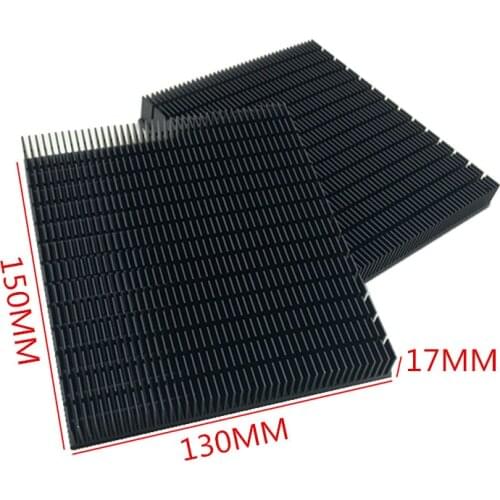 Groove Aluminum Heatsink For High Power Supply LED IC Chip Cooler Radiator Heat Sink 150*130*17MM Back Heatsink Radiator Profile