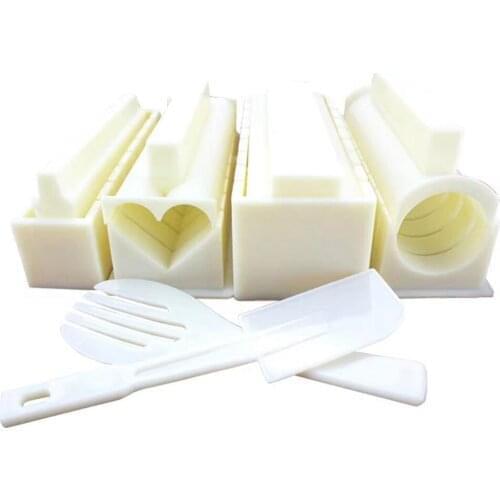 Practical Easy to Use DIY Rice Ball Sushi Maker Mold Kitchen Sushi Making Tool Set for Sushi Roll Kitchen Accessory Cooking Tool