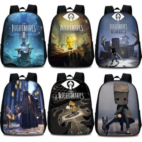 Little Nightmares Kindergarten Backpack Kids Book Bag Boys Girl Mochila Toddler school Knapsack Children Game Rucksack gifts
