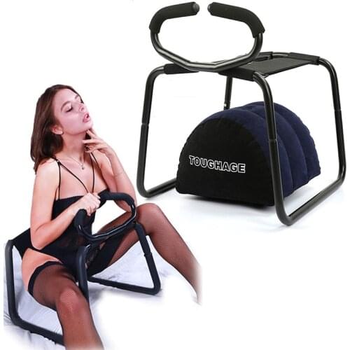 Sex Furniture Bdsm Bouncing Mount Stools Boost Sex Weightless Love Position Aids Chair Handrail Pillow Toys Couples Adult Games