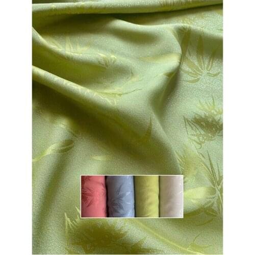Silk Crepe Jcquard Fabric Special 100% Pure Silk Jacquard for Vintage Clothes Qipao B190