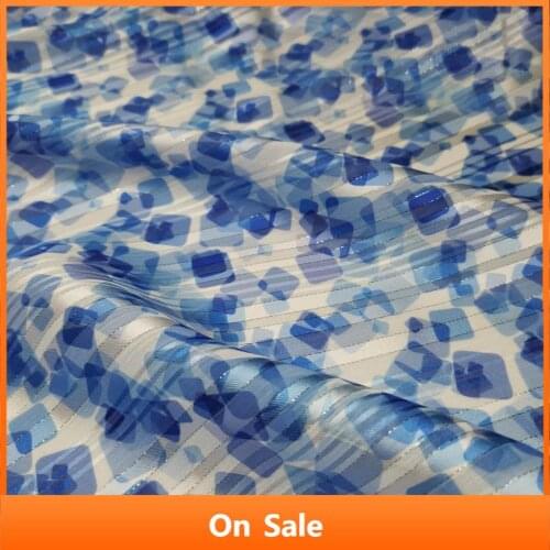 On Sale Metallic Chiffon Silky Strips Pearly Shiny Fabric Dropping Breathable DIY Dress Blouse