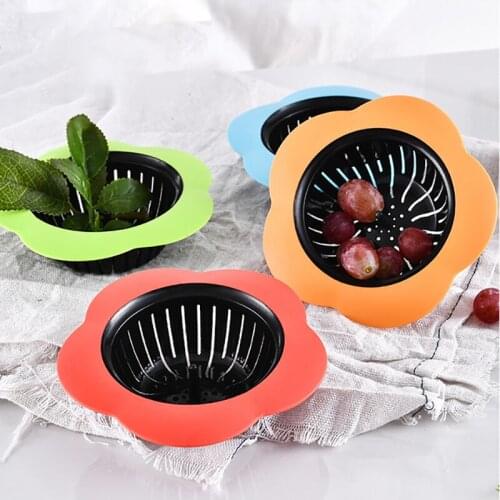 Now Red / Blue / Orange / Green Plastic Plum-Type Floor Drain TPR Floor Drain Sink Filter Sink Plug