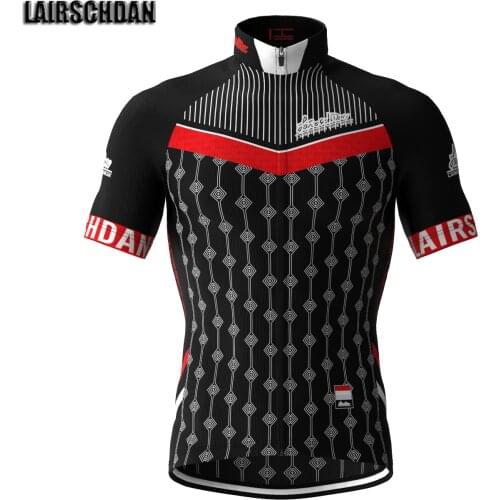 LairschDan short sleeve bicycle uniform malliot ciclismo hombre 2021 pro team summer mtb shirt cycling clothing black bike wear
