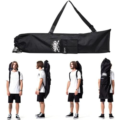 Skateboard Bag Waterproof Large Capacity Adjustable Shoulder Strap Oxford Cloth Skateboard Carry Backpacks for Travel longboard