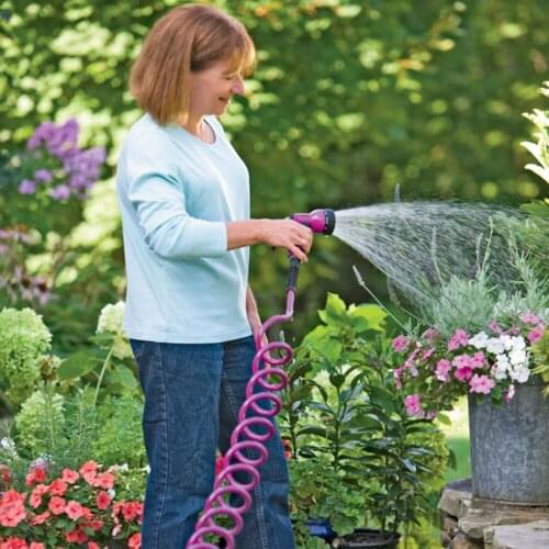 Retractable Coil Magic Flexible Garden Water Hose For Car Hose Pipe Plastic Hoses garden Watering with Spray Guns