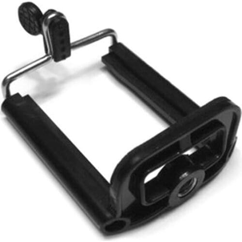 2pcs/lot Retractable Design Tripod Monopod Mobile Phone U Clip Mount Holder Bracket Mobile Clip Clamp Holder for Smartphone