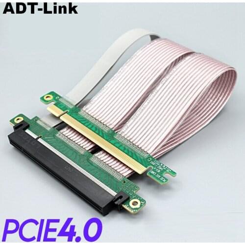 High Speed PCI Express 4.0 16X Flexible Cable Extension Adapter Riser Card PC Graphics Cards Connector Cable 22cm PCIe Riser