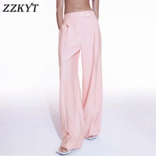 ZZKYT Women's Wide Trousers