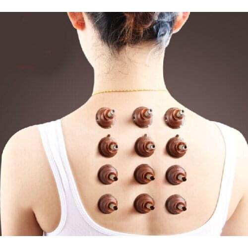 100 pcs Self-adhesive moxa moxibustion tube acupuncture massage moxa sticker meridians Moxa tube sticker