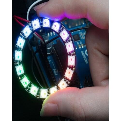 16 Bit WS2812 5050 RGB LED Smart Full-Color RGB Lamp Ring Development Board - Big Ring
