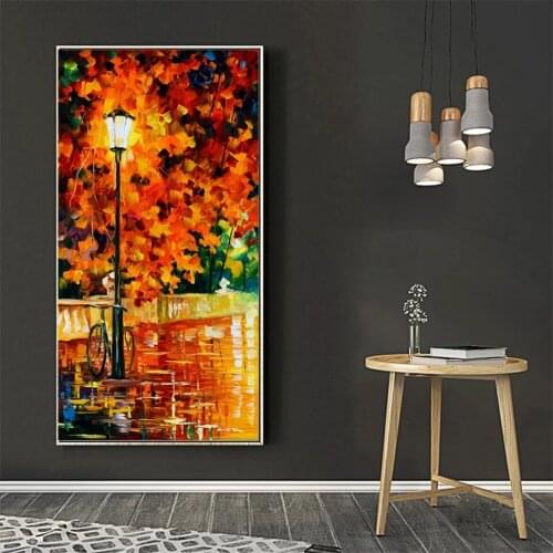 Landscape Colorful Fall Leaf River Diamond Painting Full Square Embroidery Picture Of Rhinestones Home Decor Crafts 5d Diy Gift