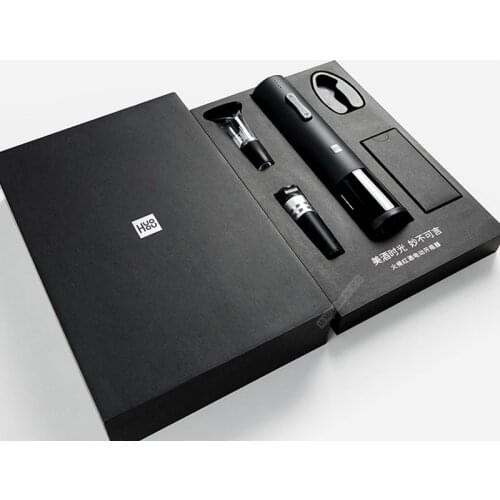 Youpin Automatic Red Wine Bottle Opener Cap Stopper Fast Decanter Electric Corkscrew Foil Cutter Cork Out Tool for Family /Bar