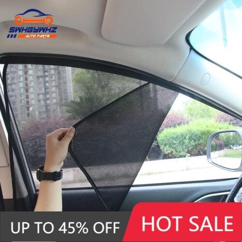 Car Sun Shade UV Protection Car Curtain Car Window Sunshade Side Window Mesh Sun Visor Summer Protection Window Film