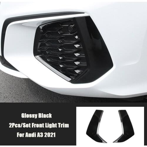 Car Fog Light Lamp Trim Decoration Sticker Accessories for- A3 2021