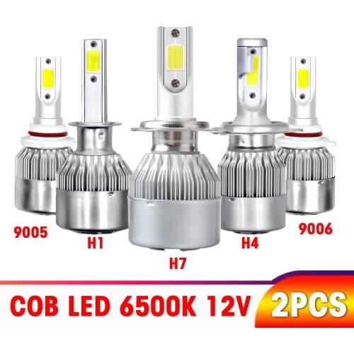 C6 car headlight bulbs led H4 H7 H11 9005 HB3 9006 HB4 9012 hir2 H1 H3 880 H9 9004 9007 H13 Car Accessories 12V 72W 8000LM 6500k