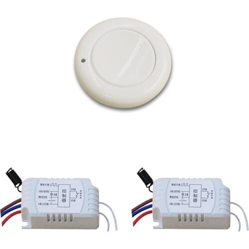 Digital Remote Control Switch AC220V 2 Receiver Wall Transmitter Wireless Power Switch Radio Controlled Switch Relay