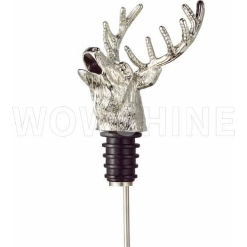 Free Shipping Bottle Pourer Liquid Pourer Zinc Alloy 1 Piece Food Grade