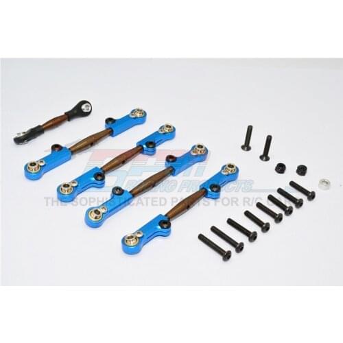 GPM SPRING STEEL COMPLETED ANTI-THREAD TIE ROD WITH ALUMINIUM ENDS For AXIAL YETI SCORE AX90068 RC Upgrade