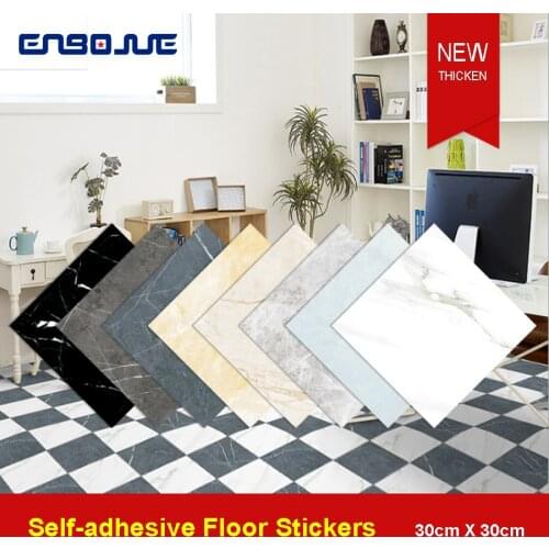 Wear-resistant Floor Wallpaper Household Bedroom Ground PVC Self-adhesive Floor Stickers Kitchen Renovation Marble Wall Stickers