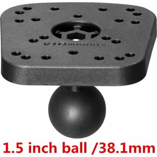Kayak fish finder radar monitor bracket 1.5 inch fish finder ball head base