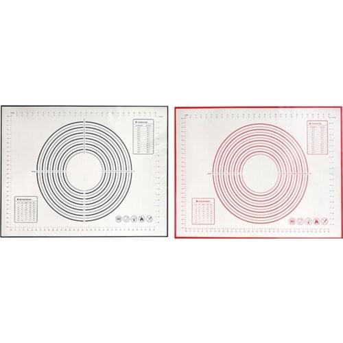 New Reusable Silicone Baking Mat Eco-Friendly Mat for Rolling Dough Pad Large Non-Stick Oven Patisserie Baking Accessories