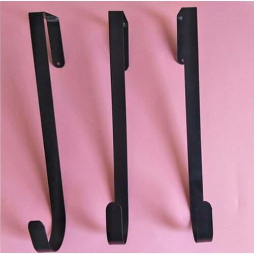 Portable Hanger Hook Coat Hat Iron Behind The Door Wall Hanger For Home Garden Clothing Wardrobe Storage Hanging