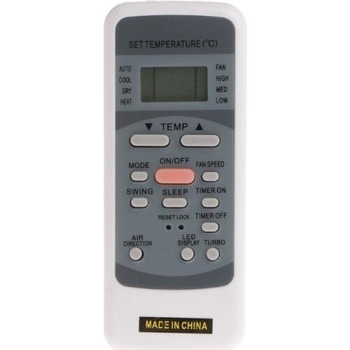 Remote Control For Midea Split Portable Air Conditioner R51M/CE R51D/E R51M/BGE