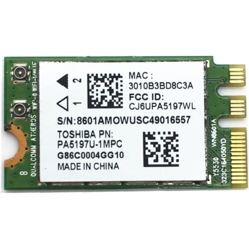 QCNFA125 For Satellite L55t-B C55-B5299 Laptop Wifi Wireless Network Card P/N PA5197U-1MPC