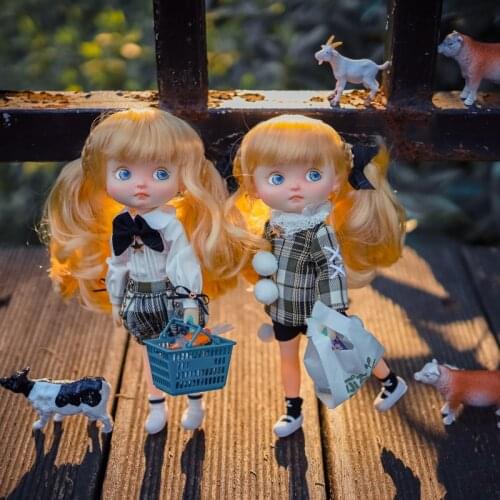 Candy Earl Rubber 1/8 Bjd Doll Genuine Doll Joint Princess Double Pony Tail Dress Up DIY Doll Fashion Birthday Gift