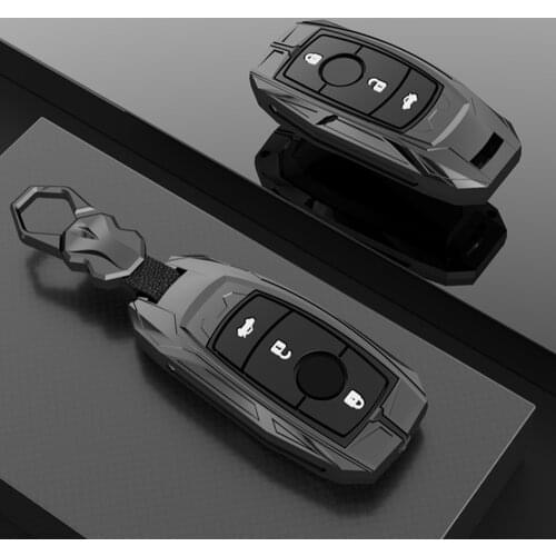 Zinc Alloy Silicone Car Key Cover Case Shell Bag Protector Skin Fit For Mercedes Benz 2017 E Class W213 2018 S Class Accessories