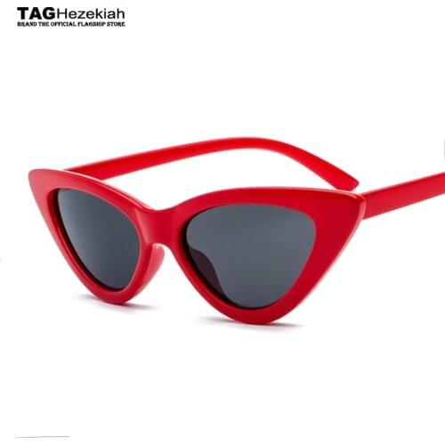 Cat Eye Sunglasses Women 2018 Sun Glasses Mirror Gradient Lens Retro Eyewear UV400 Luxury Brand black White Triangle Fashion 366